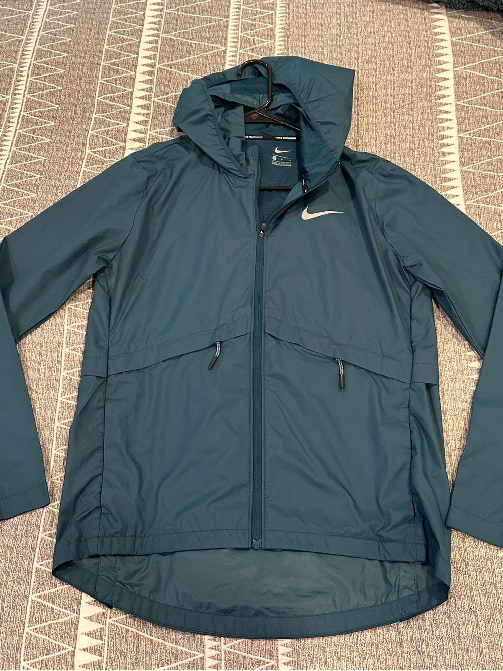 Nike Teal Hooded Performance Jacket